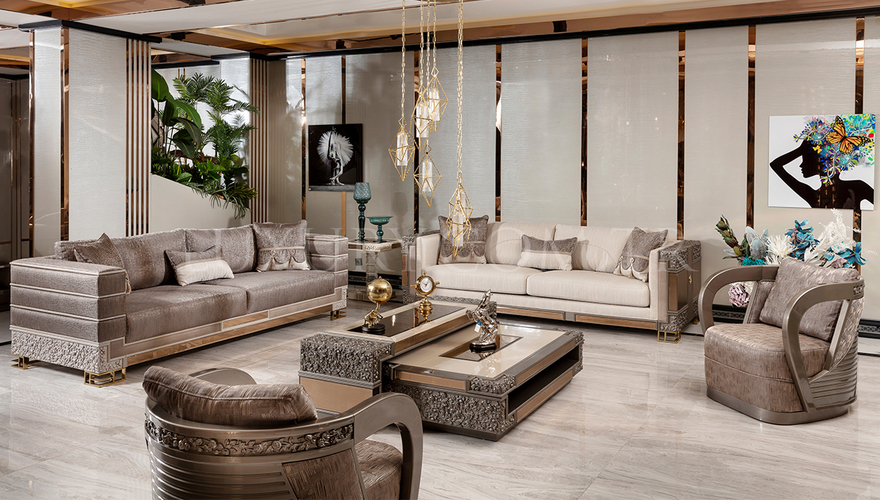 Fermont Metal Sofa Set - 525