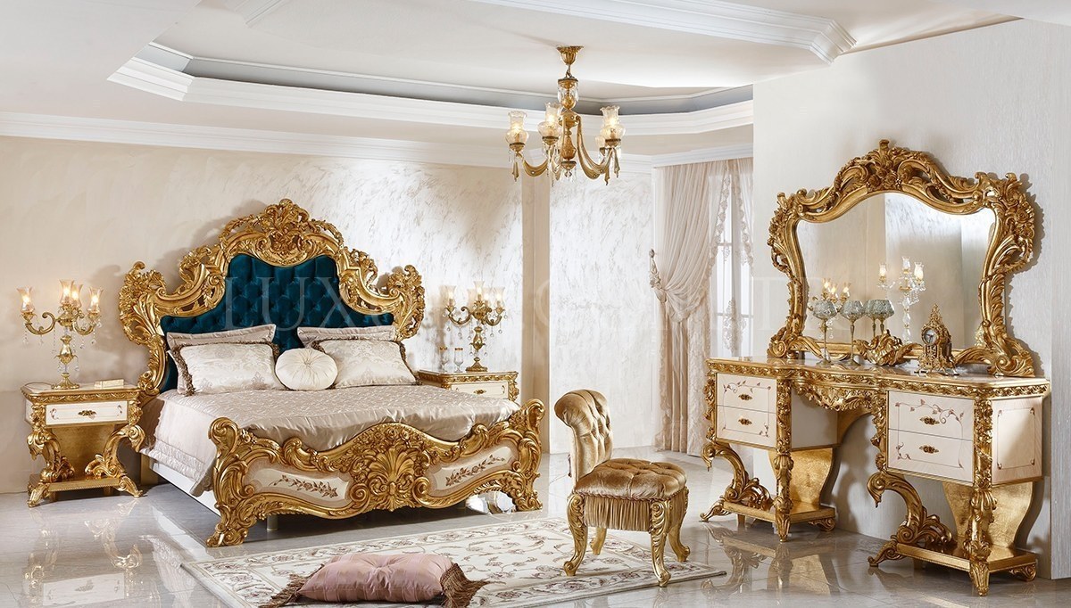 Fetih Paşa Lake Oymalı Klasik Yatak Odası Luxury Mobilya