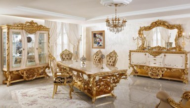 Fetih Paşa Lake Oymalı Klasik Yemek Odası - 903