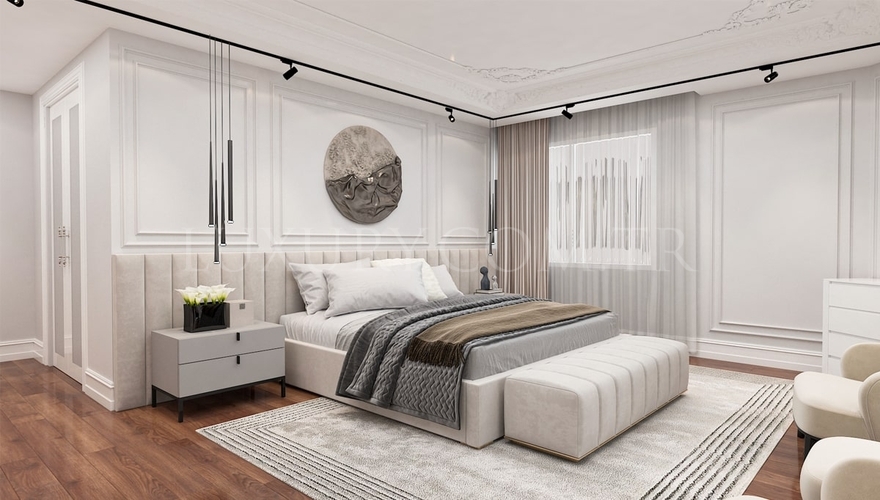 Flamen Спальня Mobilyası Dekorasyonu - 1140