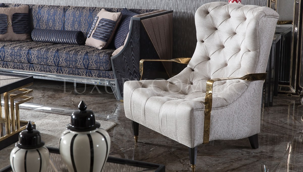 Florina Luxury Sofa Set - 4