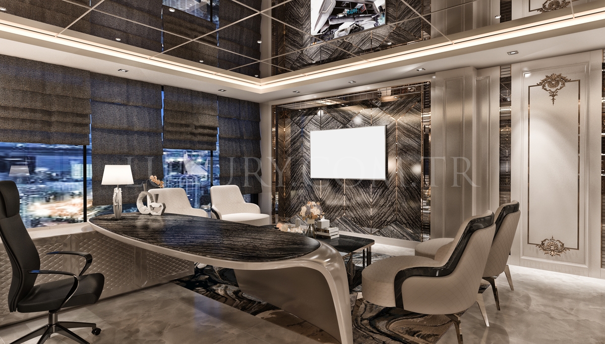 folase ofis dekorasyonu luxury mobilya