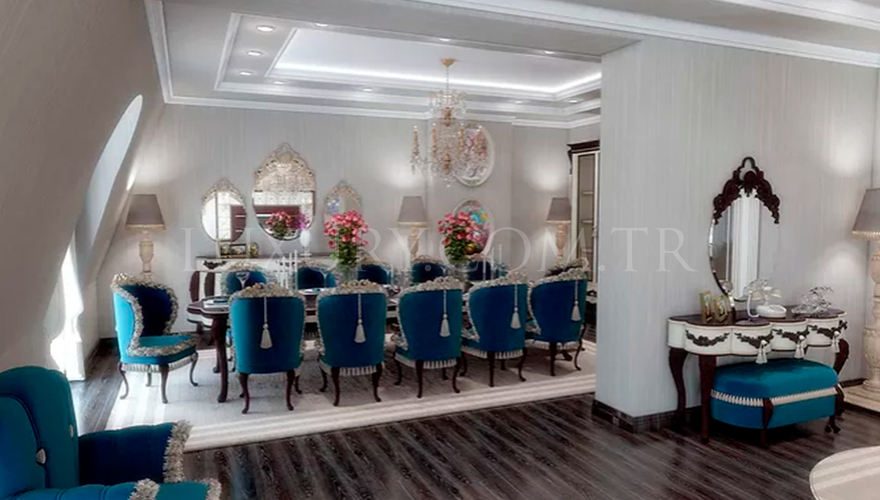 Gabren Wooden Dining Table - 1086