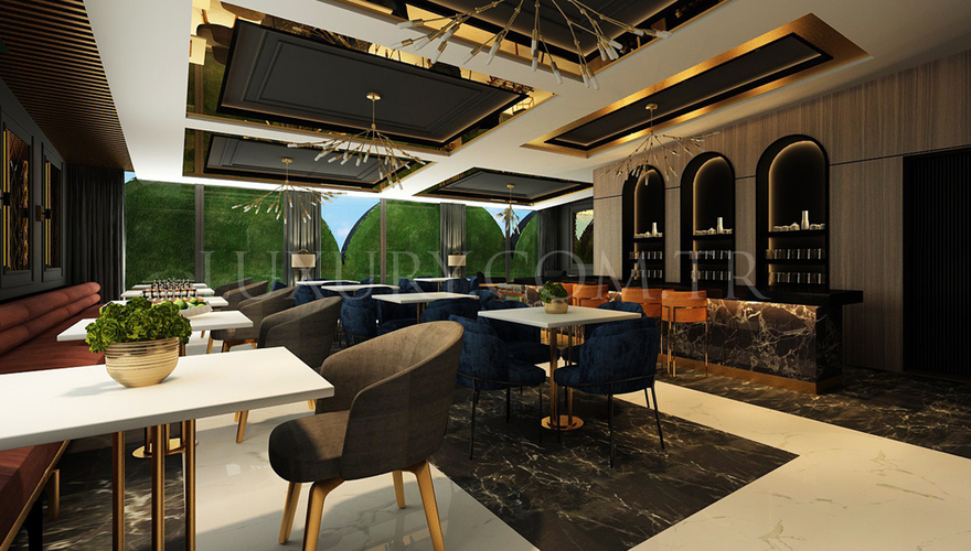 1102 Luxury Line - Gallina Cafe ve Restoran Dekorasyonu