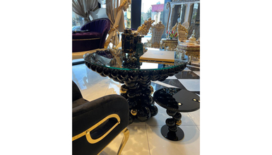 Glora Titanyum Yuvarlak Masa - 1446