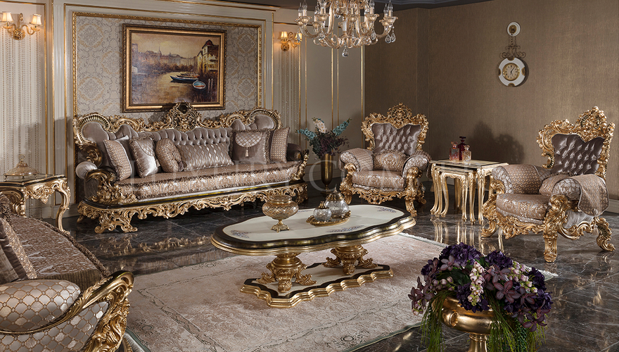 Golden Classic Living Room - 7