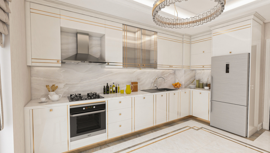 Gölyaka Homes Kitchen Furniture Project - 1102 Luxury Line