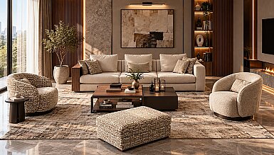 Granvia Desen Detaylı Koltuk Takımı - 1193