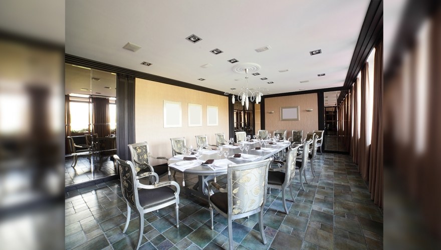 Gümüş Yemek Masası - 