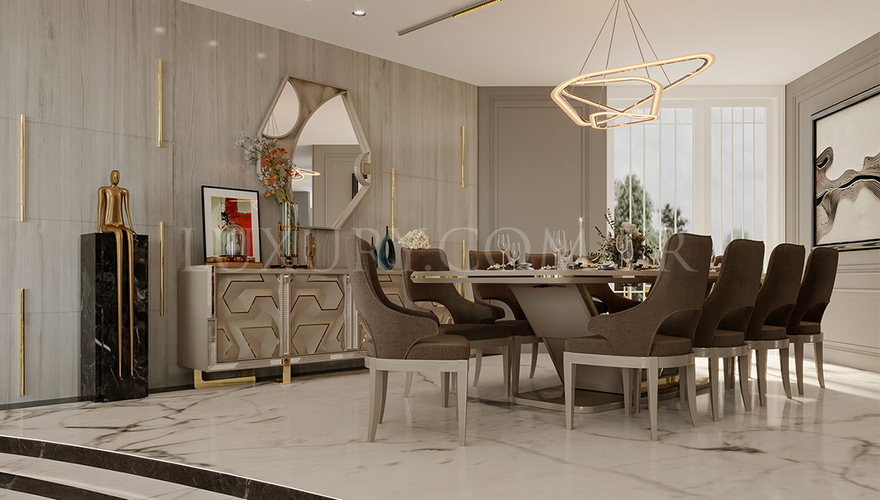 Gustora Metal Dining Room - 19