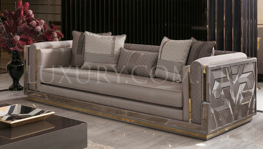 Gustora Metal Sofa Set - 3