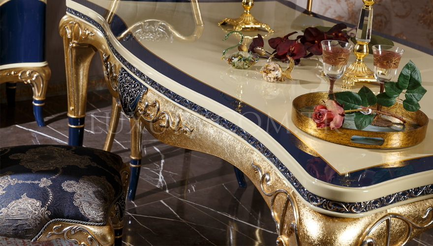 Hakasya Gold Varaklı Classic Dining Room - 6