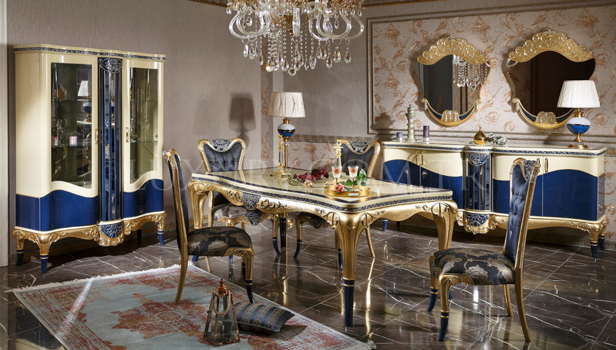 Hakasya Gold Varaklı Classic Dining Room - 1