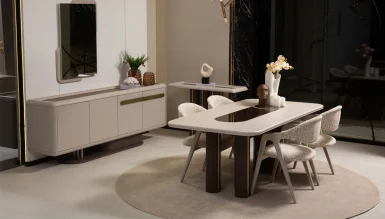 Halef Table à Manger Moderne - 1175