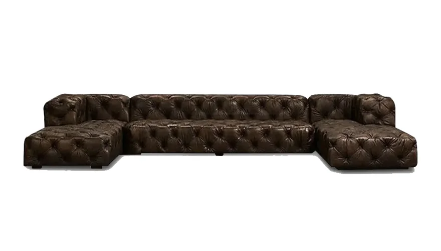 Halifax Deri Chester U Köşe Koltuk - 1