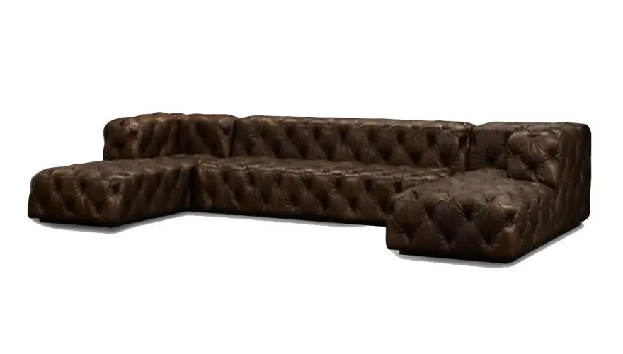 Halifax Deri Chester U Köşe Koltuk - 2