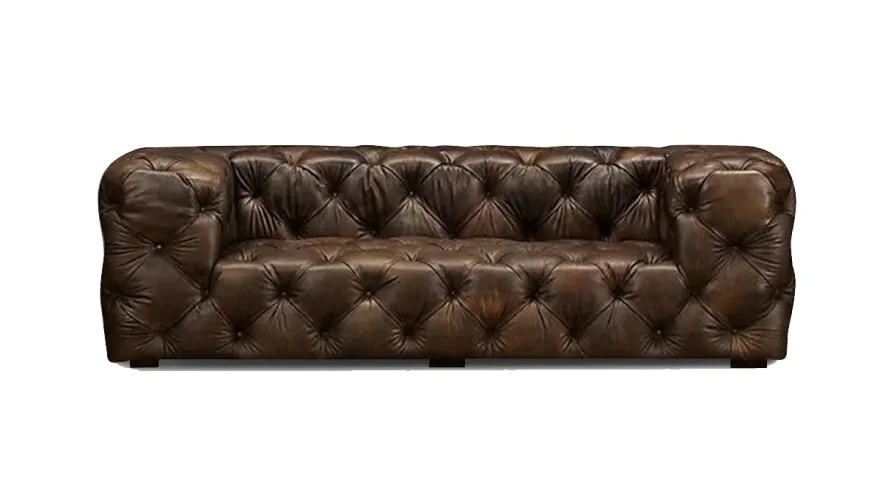 Halifax Leather Chester 3-Seater Sofa - 1
