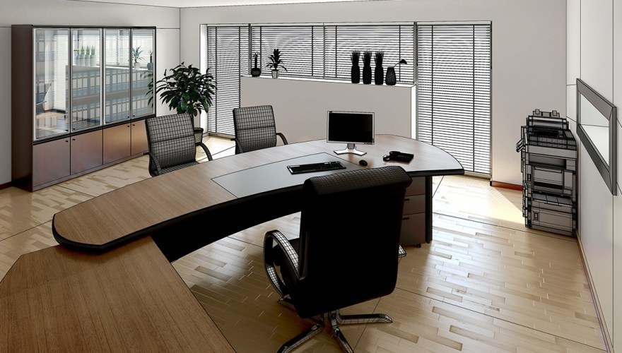  - Halis CEO Desk Office