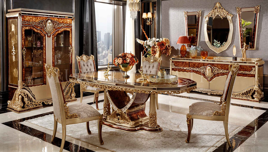 Hamidiye Classic Bronze Dining Room - 1