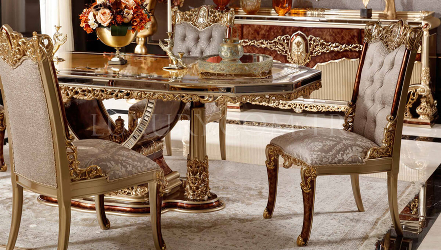 Hamidiye Classic Bronze Dining Room - 4