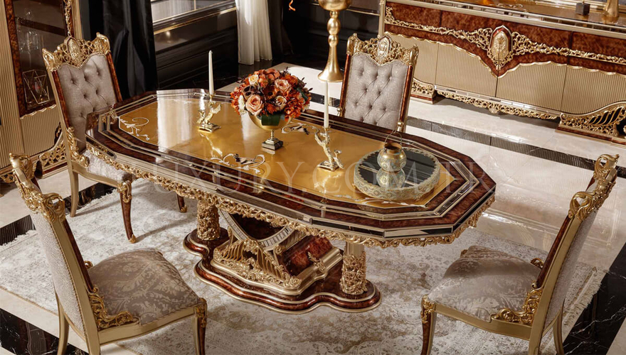 Hamidiye Classic Bronze Dining Room - 7