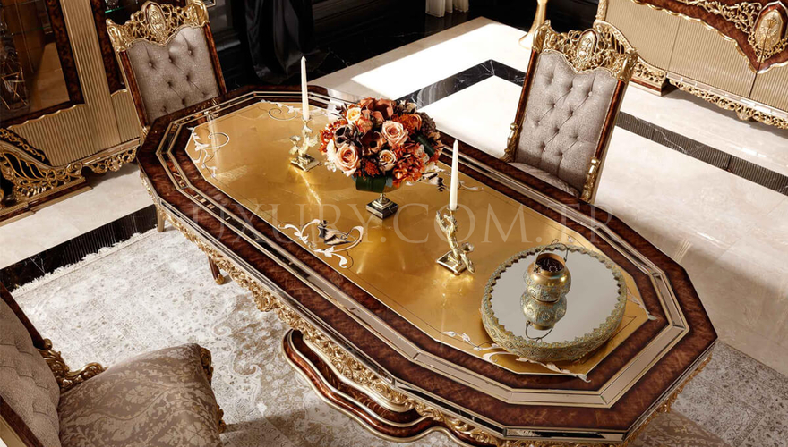 Hamidiye Classic Bronze Dining Room - 8