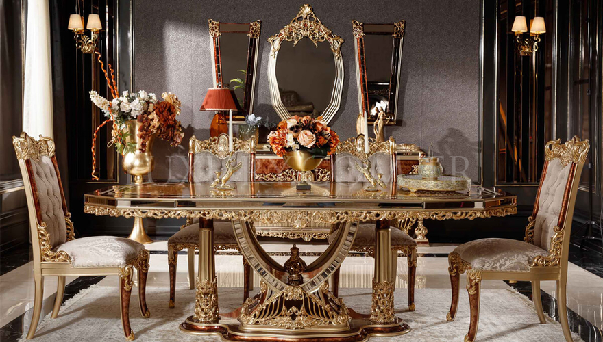 Hamidiye Classic Bronze Dining Room - 2