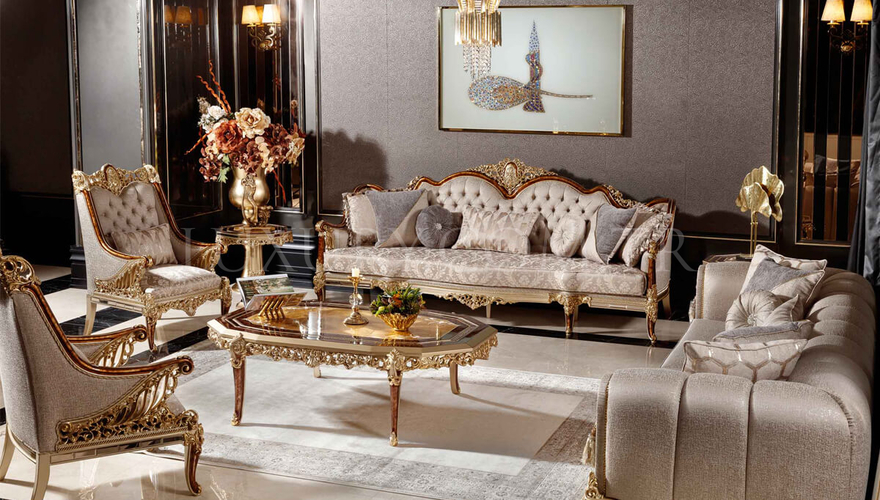 Hamidiye Classic Bronze Living Room - 2