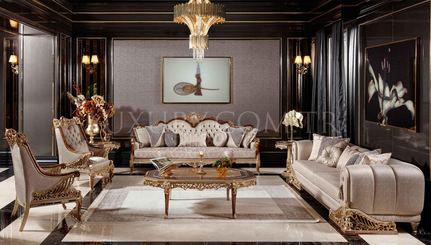 Hamidiye Classic Bronze Living Room - 1