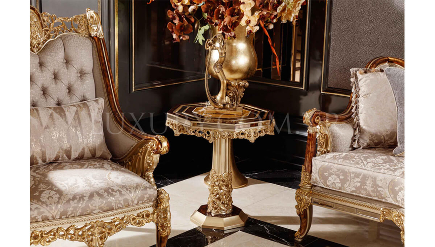 Hamidiye Classic Bronze Living Room - 13