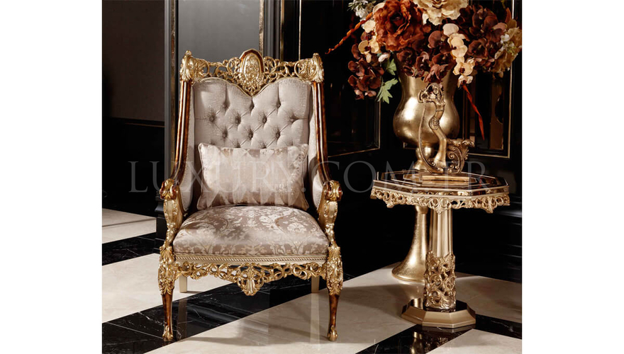 Hamidiye Classic Bronze Living Room - 16