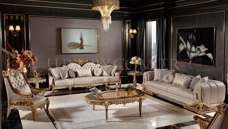 Hamidiye Classic Bronze Living Room - 3