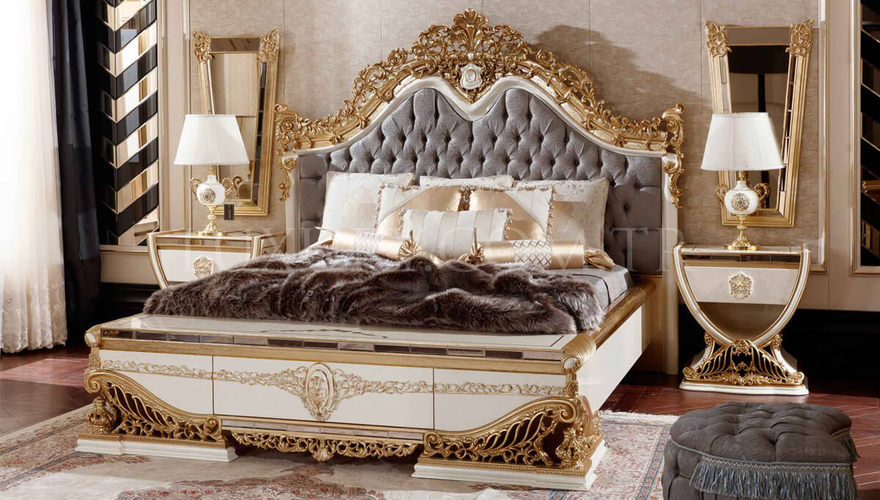 Hamidiye Classic Krem Bedroom - 6