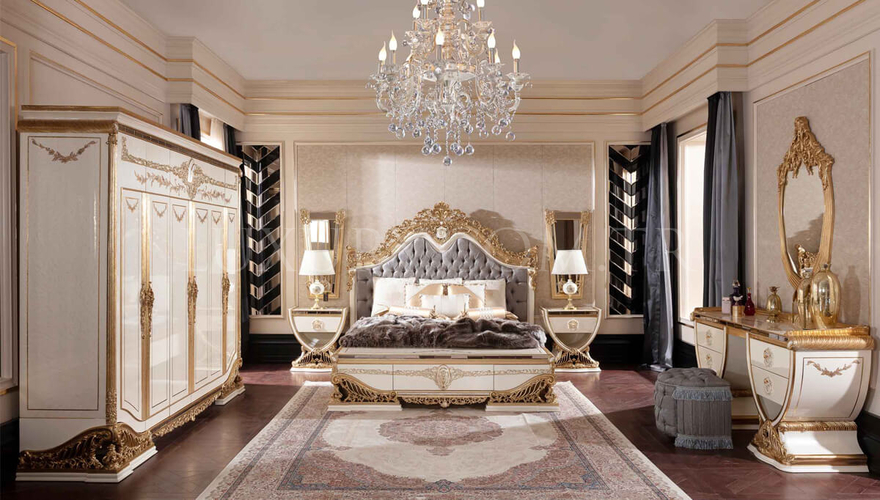 Hamidiye Classic Krem Bedroom - 1