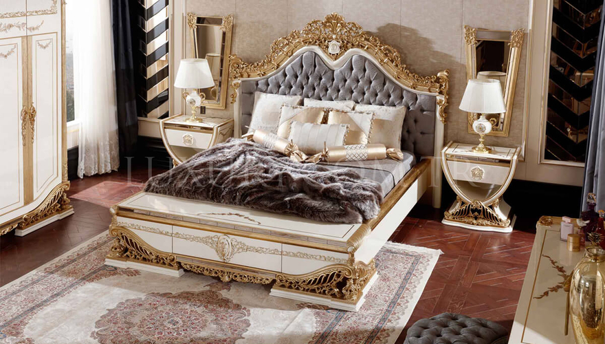 Hamidiye Classic Krem Bedroom - 9