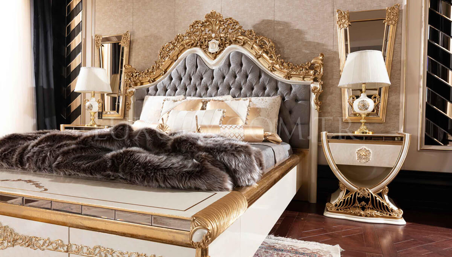 Hamidiye Classic Krem Bedroom - 10