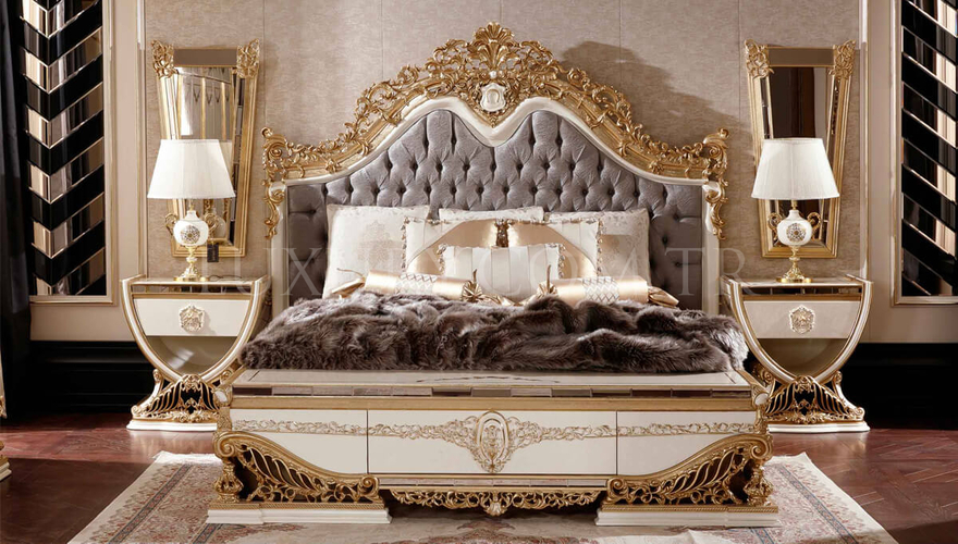 Hamidiye Classic Krem Bedroom - 16