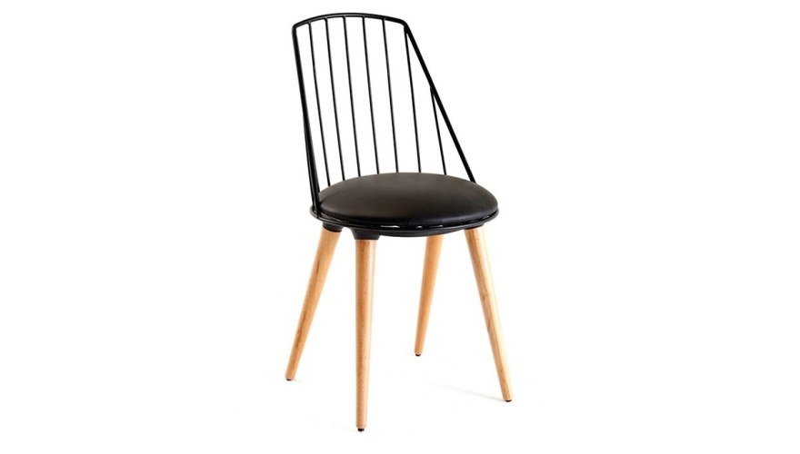 Hanas Chair with Wooden Legs - 920