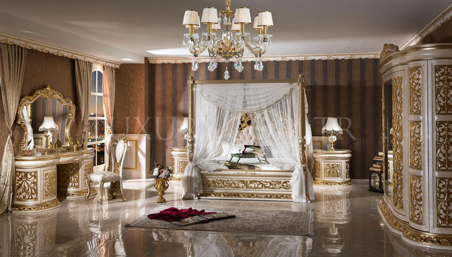 Harzemşah Classic Krem Bedroom - 1128