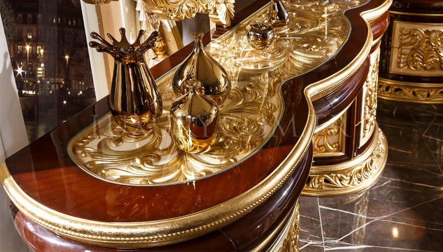 Harzemşah Klasik Bronz Yatak Odası - 10