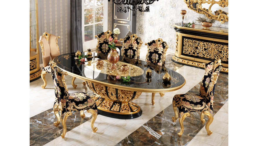 Harzemşah Klasik Siyah Гостиная - 5