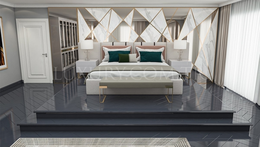 Hedera Yatak Odası Mobilyası Dekorasyonu - 2