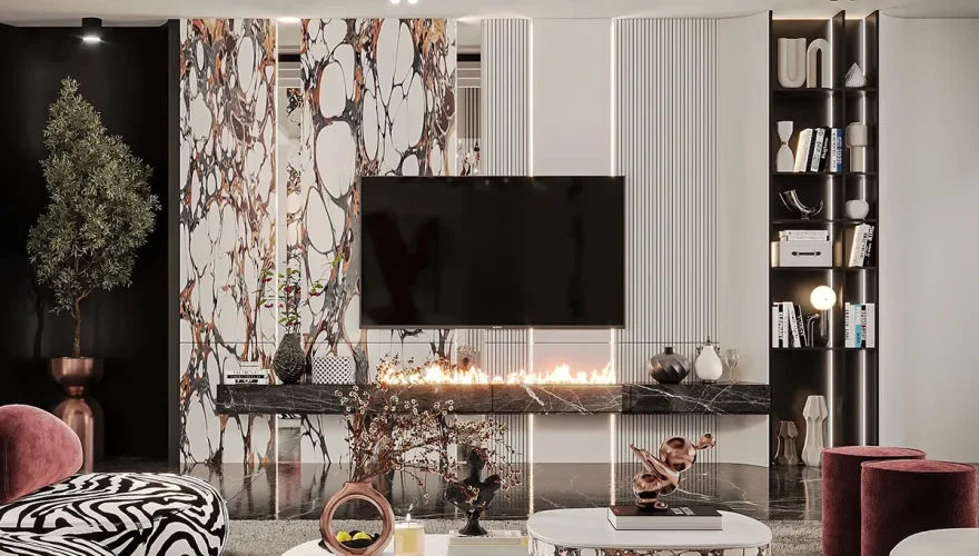 Helena TV Wall Panel - 2