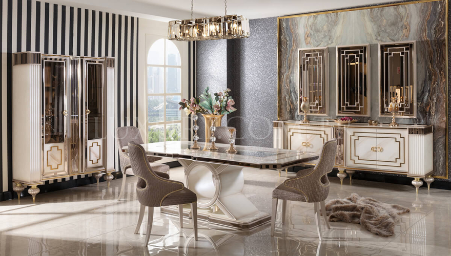 Hereford Modern Cream Dining Room - 1128