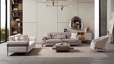 Hermes Metal Detaylı Koltuk Takımı - 1063