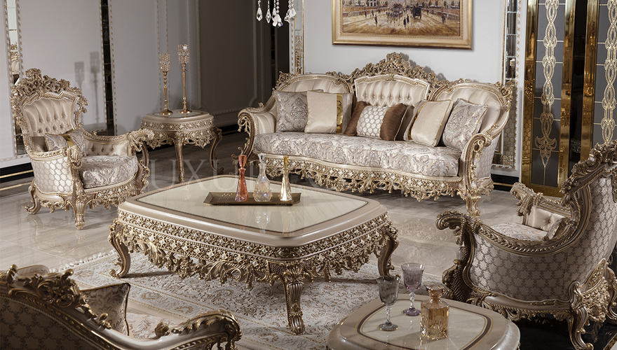 Hisar Classic White Living Room - 2