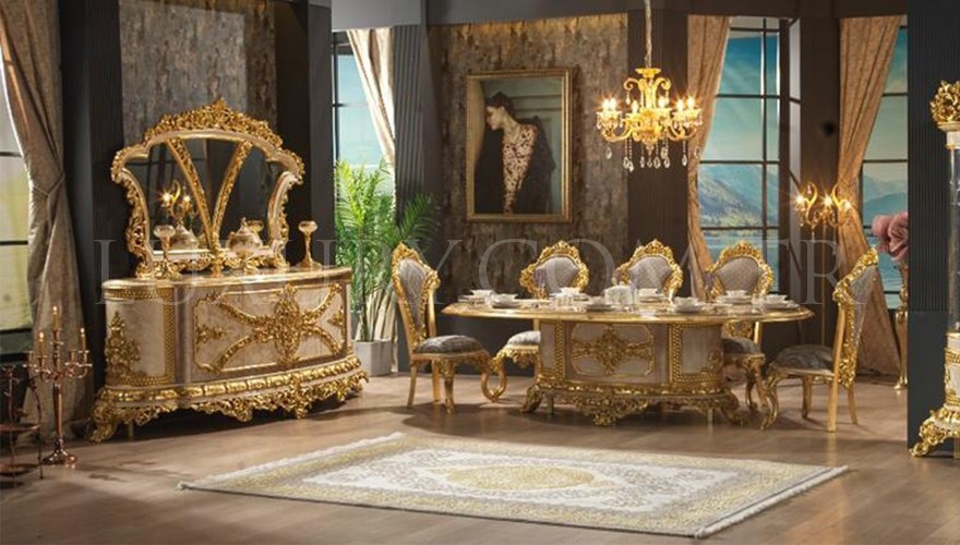 Hünkar Gold Leaf Dining Room - 729