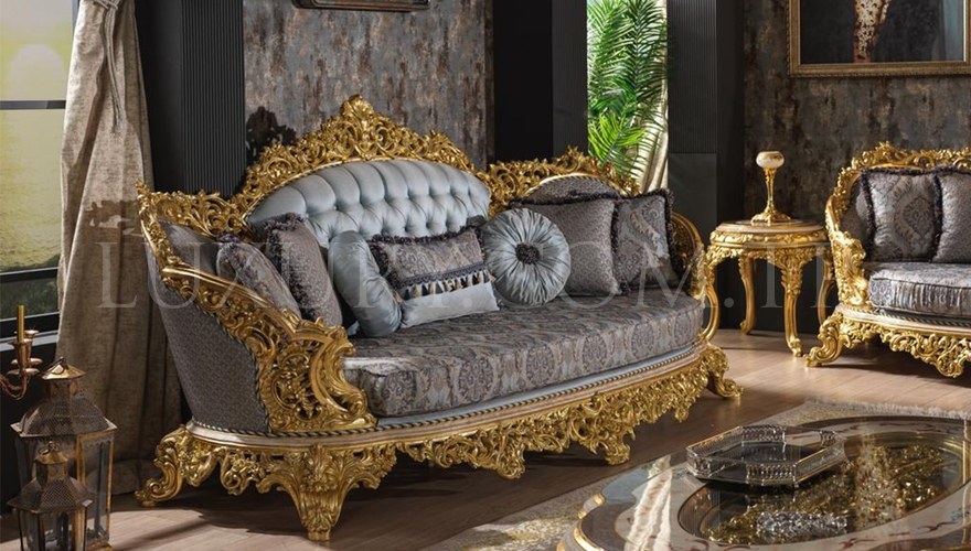 Hünkar Gold Leaf Living Room - 5