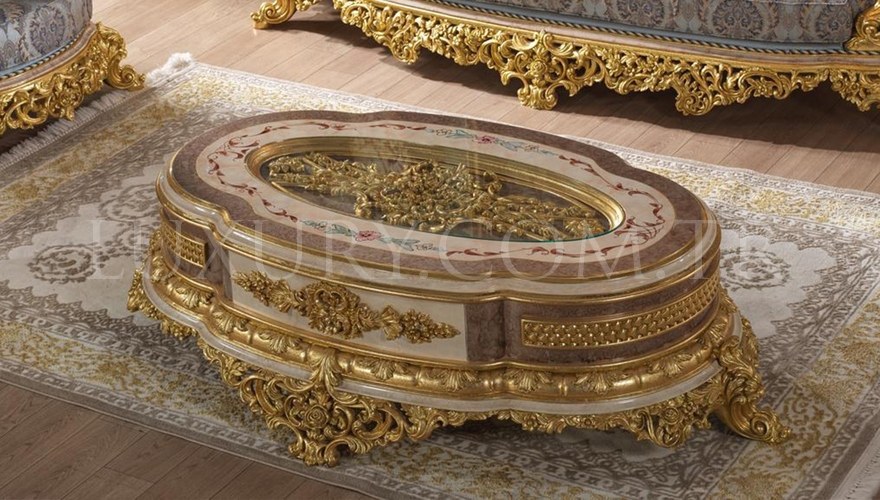 Hünkar Gold Leaf Living Room - 7