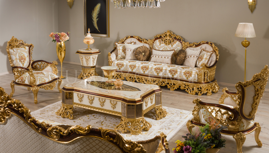 Hürrem Oymalı Klasik Koltuk Takımı - 6